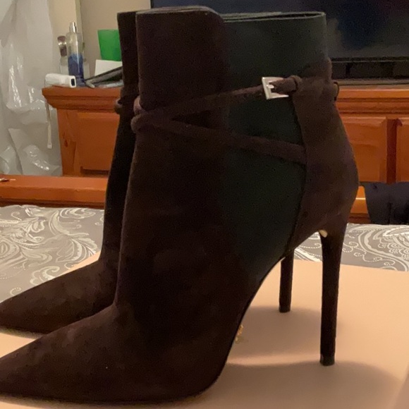 Prada Brown Suede ankle boots - Picture 2 of 7